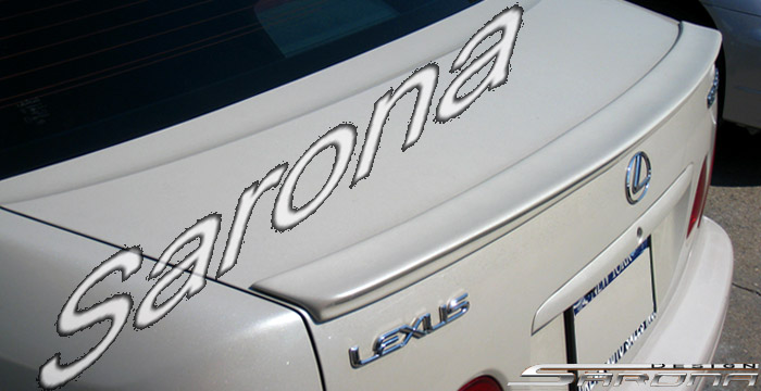 Custom Lexus GS300-400  Sedan Trunk Wing (1998 - 2005) - $210.00 (Manufacturer Sarona, Part #LX-019-TW)